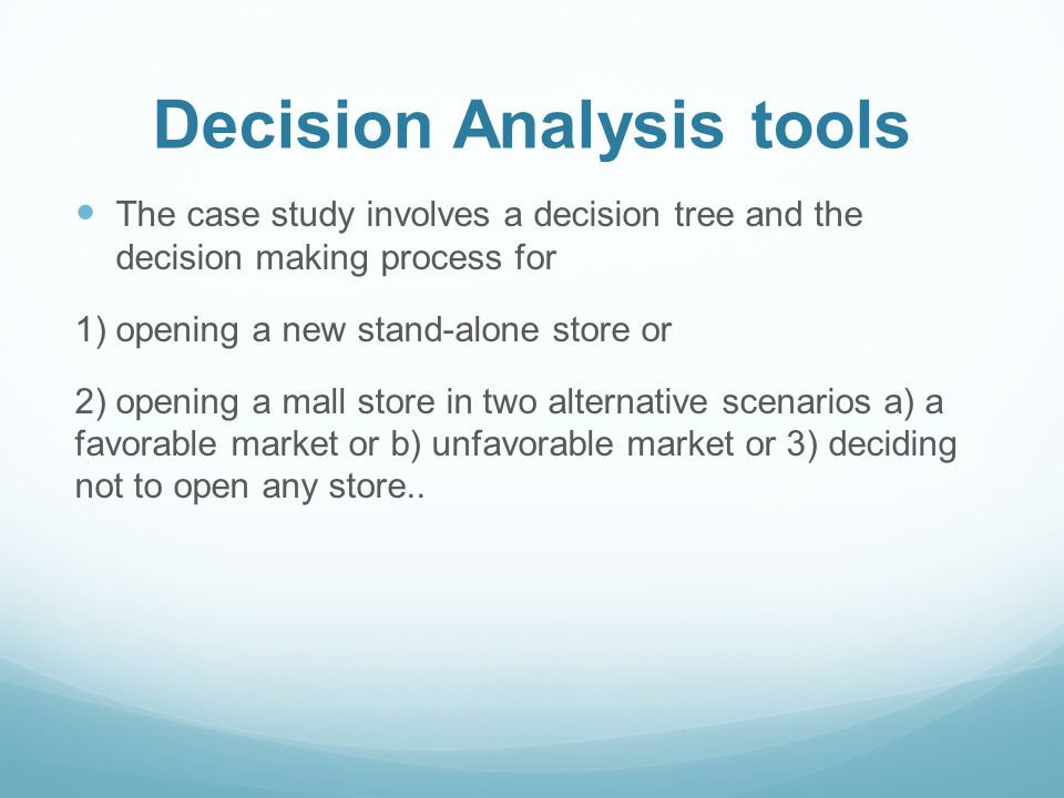 Decision Analysis Task1